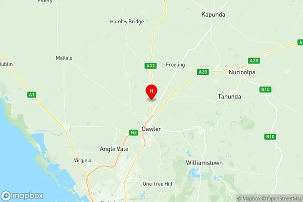 Gawler North, South Australia Region Map