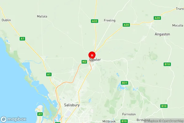 Gawler South, South Australia Region Map