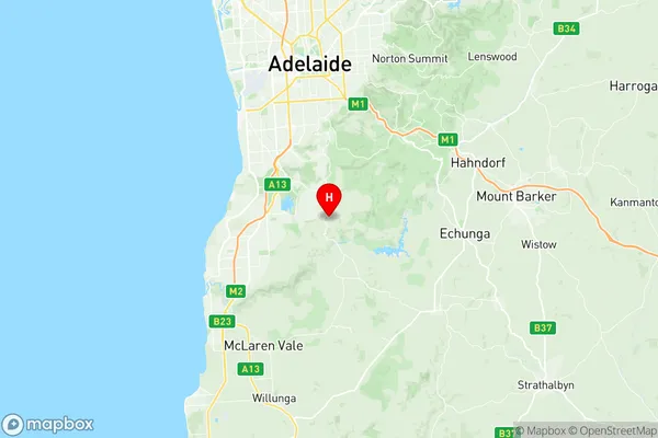 Aberfoyle Park, South Australia Region Map