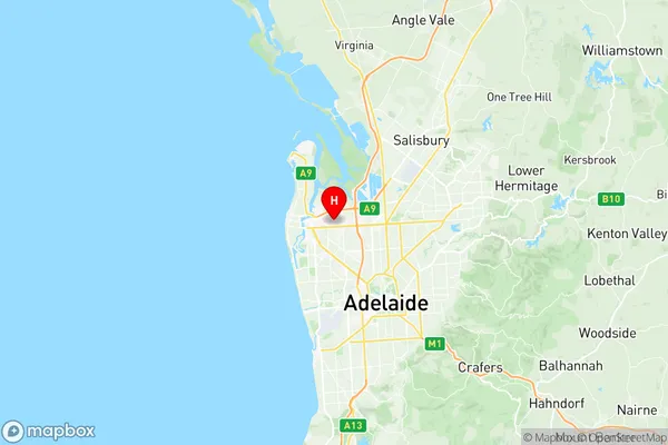 Port Adelaide, South Australia Region Map