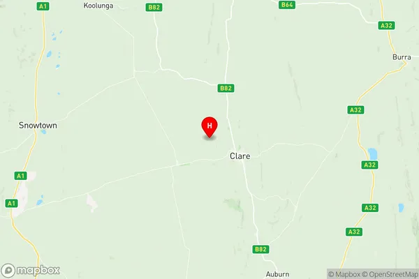 Gilbert Valley, South Australia Region Map