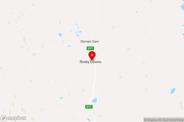 Roxby Downs, South Australia Region Map