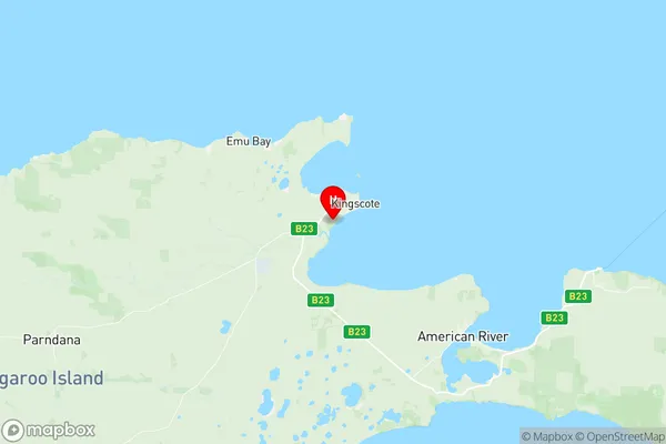 Kangaroo Island, South Australia Region Map