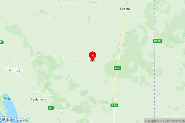 Penola, South Australia Region Map