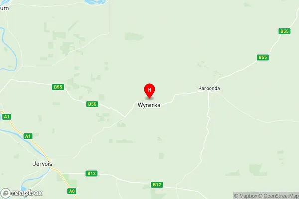 Karoonda Lameroo, South Australia Region Map