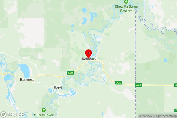 Renmark, South Australia Region Map