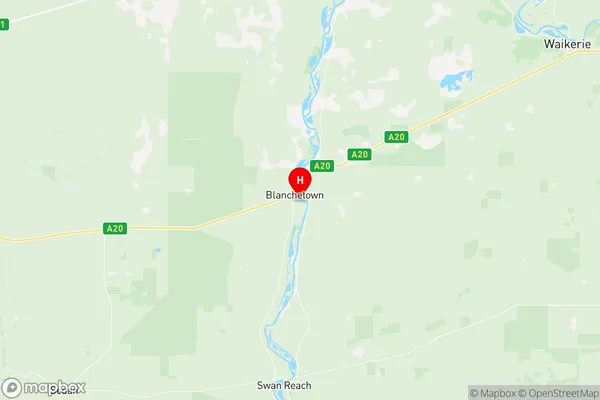 Waikerie, South Australia Region Map