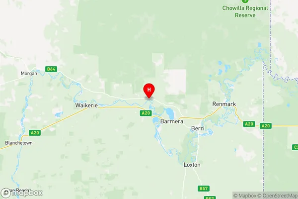 Murray and Mallee, South Australia Region Map