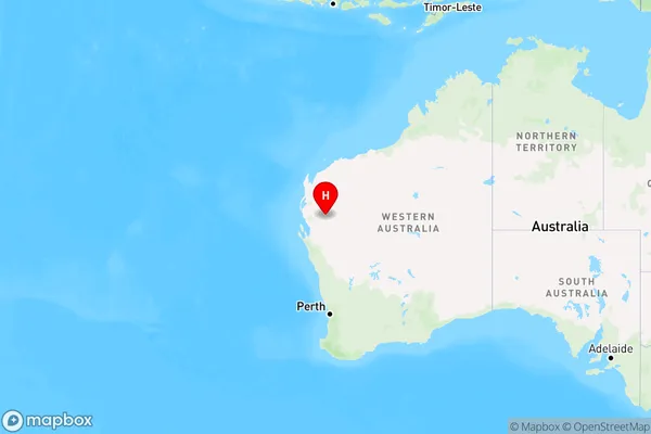 Western Australia, Western Australia Region Map