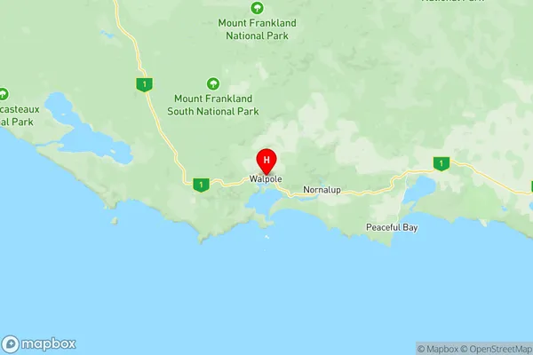 Pemberton, Western Australia Region Map