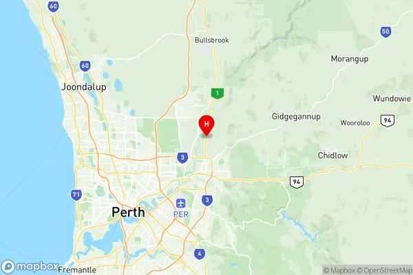 Middle Swan Herne Hill, Western Australia Region Map