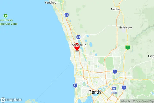 Craigie Beldon, Western Australia Region Map