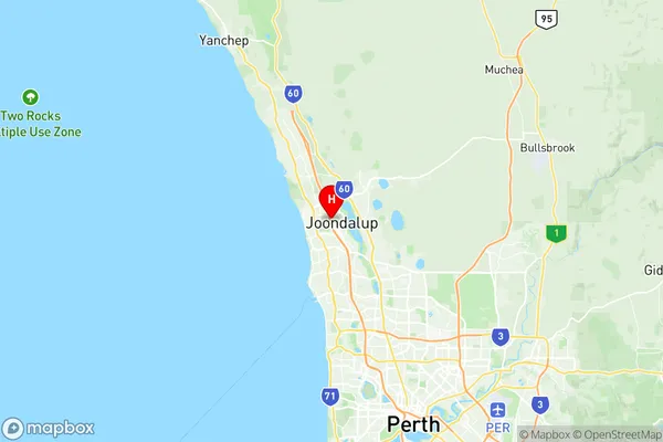 Joondalup Edgewater, Western Australia Region Map