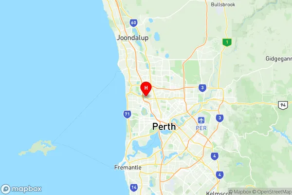 Stirling Osborne Park, Western Australia Region Map