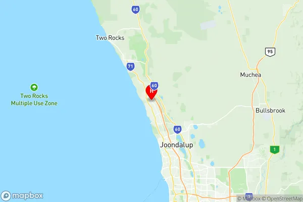 Butler Merriwa Ridgewood, Western Australia Region Map