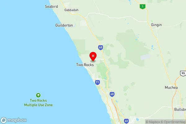 Two Rocks, Western Australia Region Map
