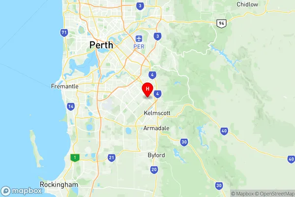 Gosnells, Western Australia Region Map