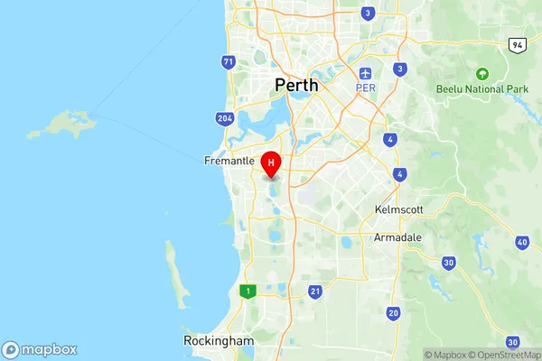 Coolbellup, Western Australia Region Map