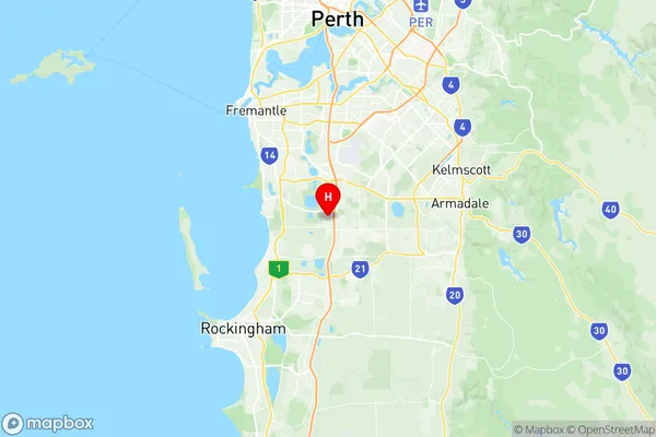 Success Hammond Park, Western Australia Region Map