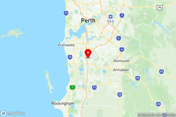Jandakot, Western Australia Region Map