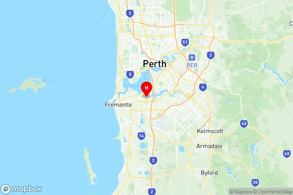 Booragoon, Western Australia Region Map