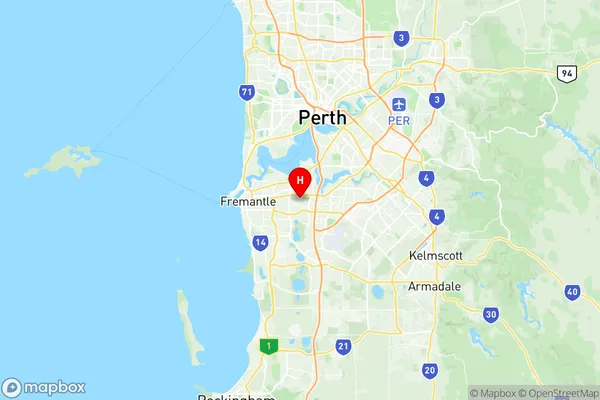 Winthrop, Western Australia Region Map