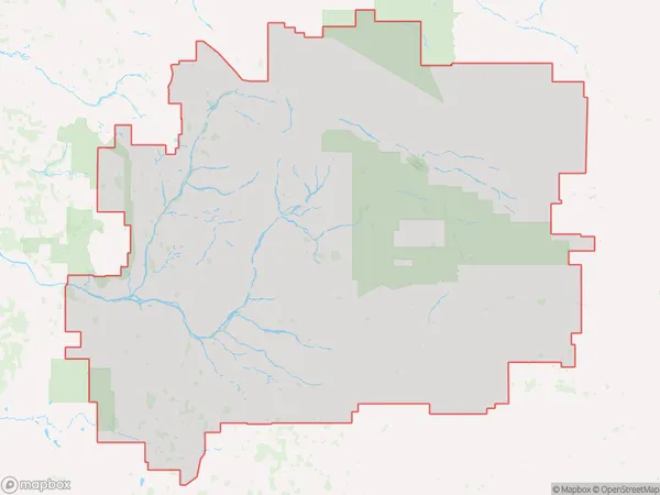 Gascoyne, Western Australia Polygon Area Map