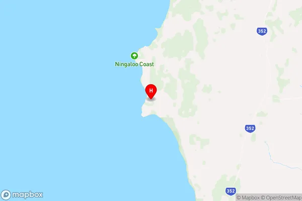Exmouth, Western Australia Region Map
