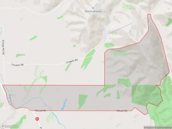 No usual address (WA), Western Australia Polygon Area Map