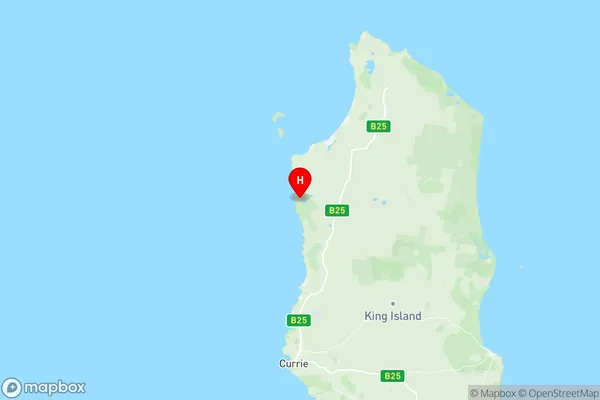 King Island, Tasmania Region Map