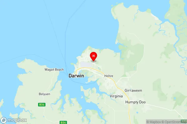 Karama, Northern Territory Region Map
