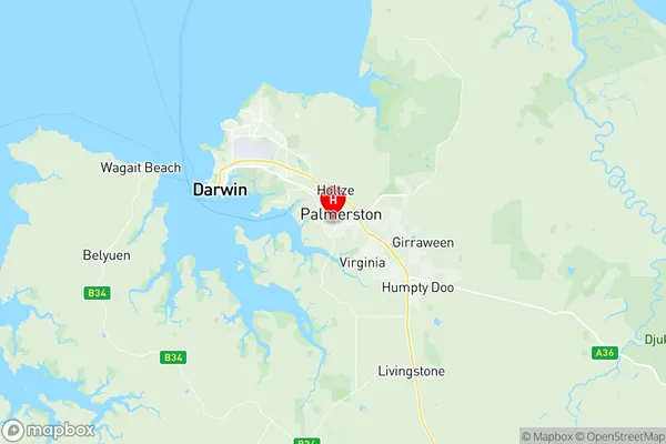 Woodroffe, Northern Territory Region Map