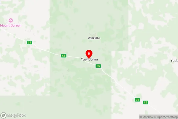 Yuendumu Anmatjere, Northern Territory Region Map