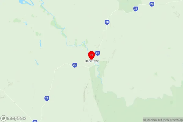 Daly, Northern Territory Region Map
