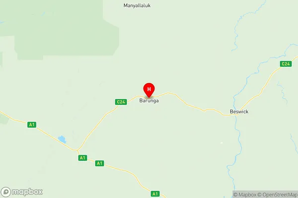 Elsey, Northern Territory Region Map