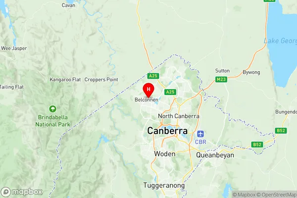 Florey, Australian Capital Territory Region Map