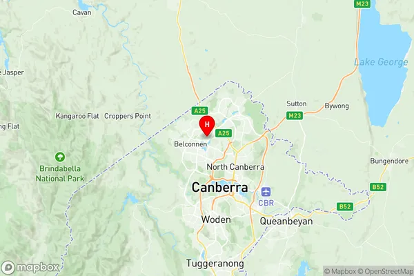 McKellar, Australian Capital Territory Region Map