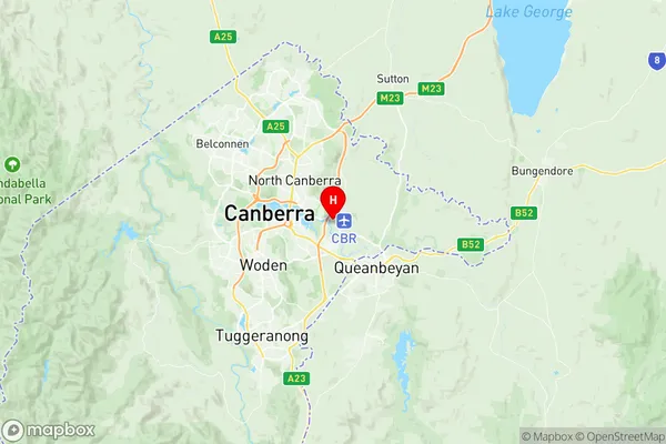 Majura, Australian Capital Territory Region Map