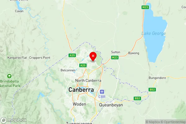 Harrison, Australian Capital Territory Region Map