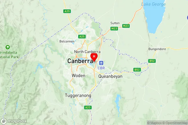 Duntroon, Australian Capital Territory Region Map
