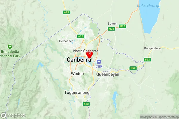 Russell, Australian Capital Territory Region Map