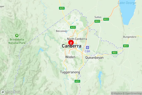 Yarralumla, Australian Capital Territory Region Map