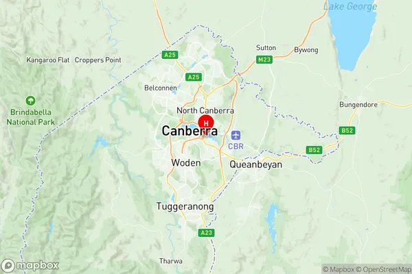 Barton, Australian Capital Territory Region Map