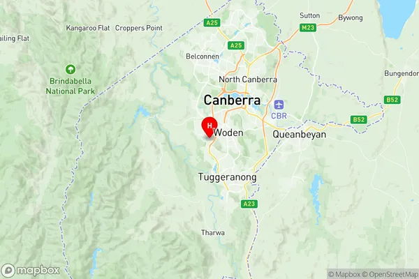 Fisher, Australian Capital Territory Region Map