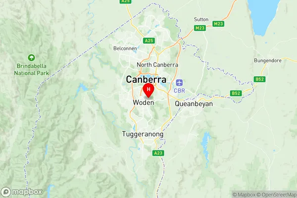 Garran, Australian Capital Territory Region Map