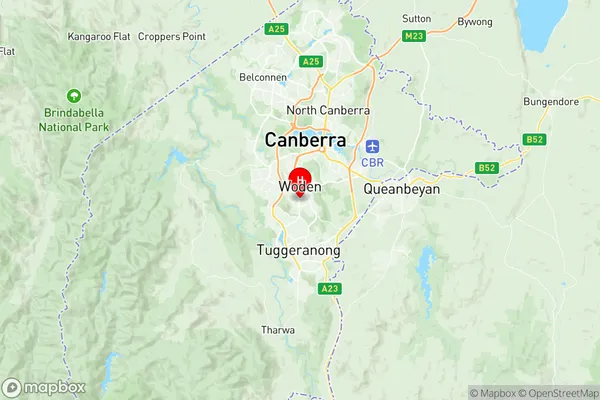 Mawson, Australian Capital Territory Region Map