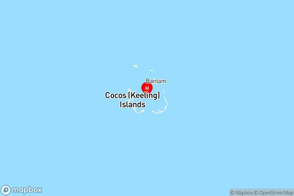 Cocos (Keeling) Islands, Other Territories Region Map