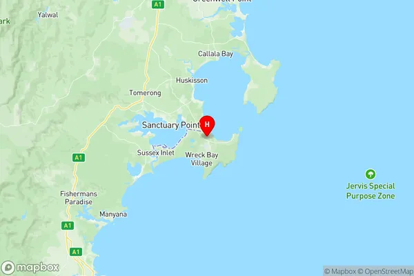 Jervis Bay, Other Territories Region Map