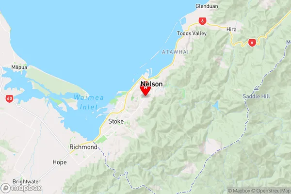 Nelson South,Nelson Region Map