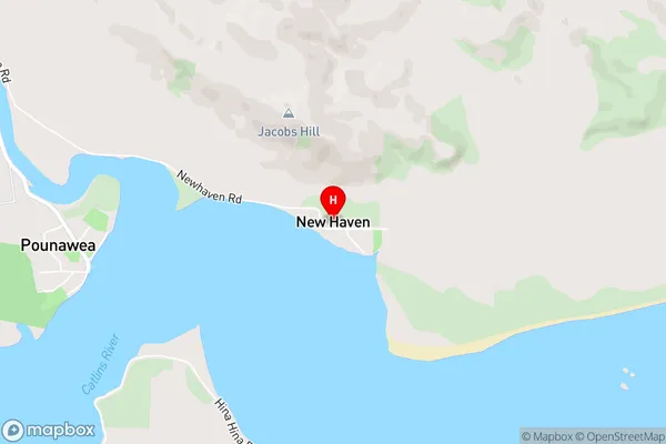 New Haven,Otago Area Map